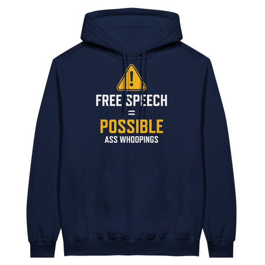 Free Speech Hoodie Blue