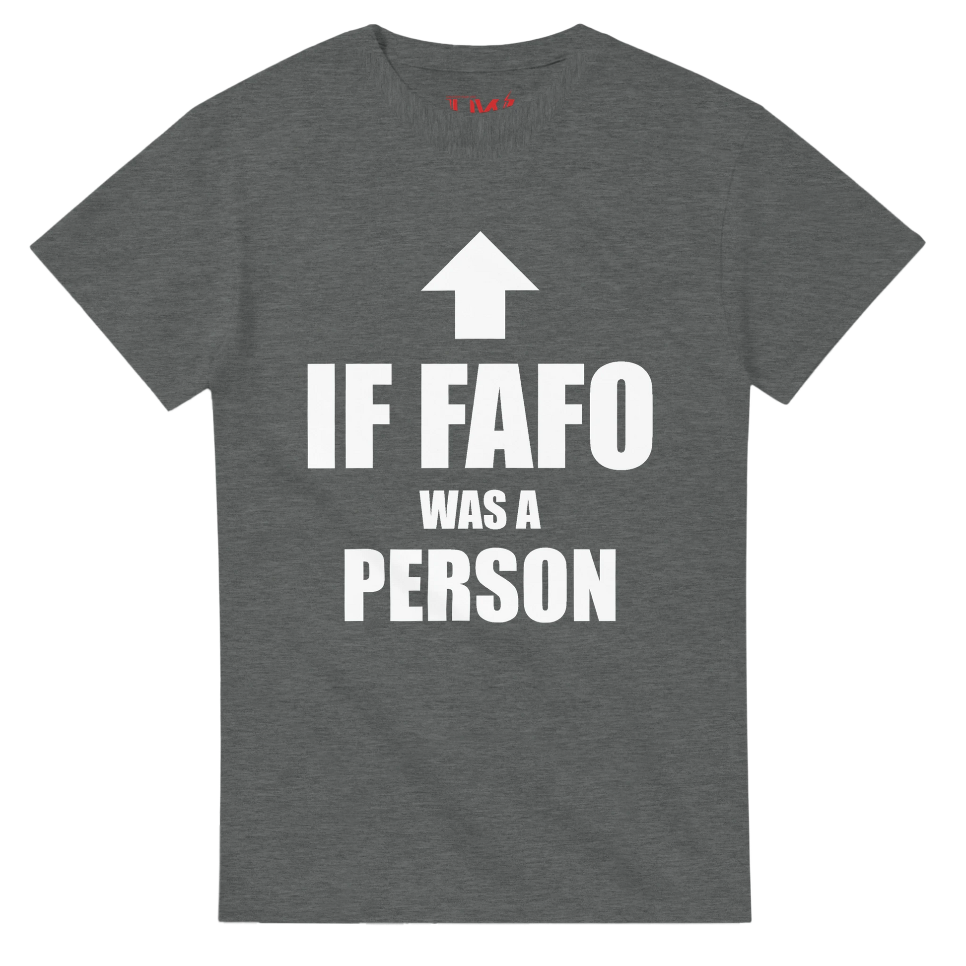 If FAFO Was a Person' shirt giving serious energy-gray